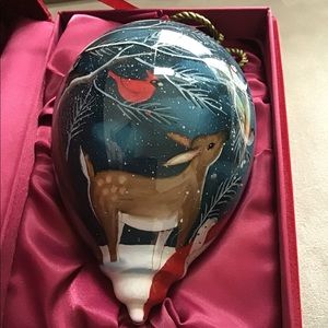 Ne’Qwa Art Santa Winter Scene Ornament